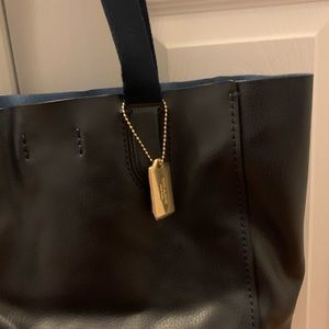 Coach leather bag.